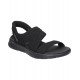 SANDALIA SKECHERS SIL-INS MUJER GO WALK FLEX SANDAL ENTICING 141482/BBK NEGRA