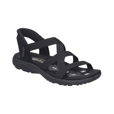 SANDALIA SKECHERS MUJER SLIP-INS 163460/BBK NEGRA
