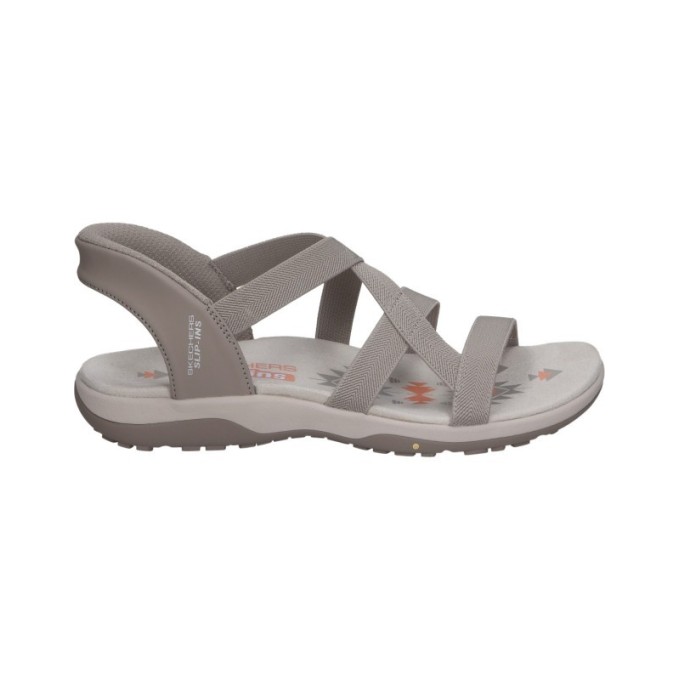 SANDALIA SKECHERS MUJER SLIP-INS 163460/TPE TAUPE