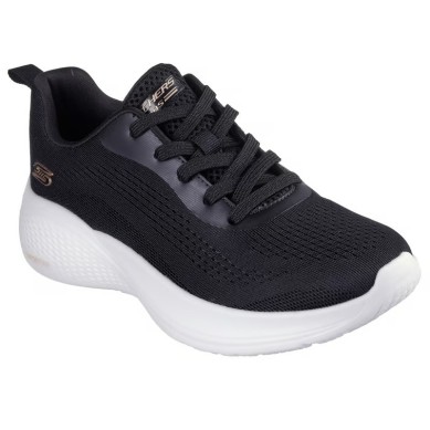 ZAPATILLA SKECHERS MUJER BOBS INFINITY NEGRA 117550/BLK