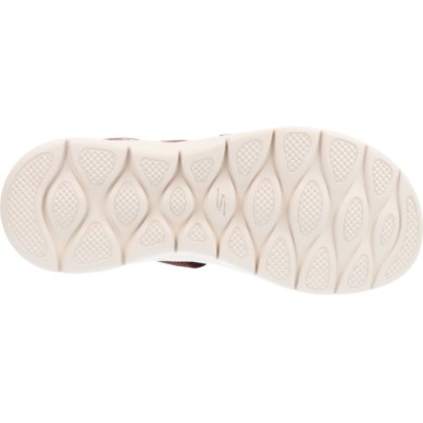 SANDALIA SKECHERS SIL-INS MUJER GO WALK FLEX SANDAL ENTICING 141482/BRN MARRÓN