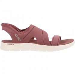 SANDALIA SKECHERS SIL-INS MUJER GO WALK FLEX SANDAL ENTICING 141482/BRN MARRÓN