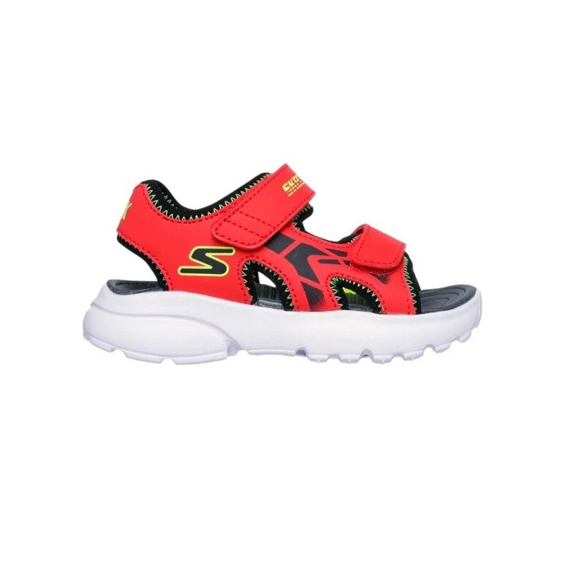SANDALIAS SKECHERS BEBE AZUL AQUA BUDDIES 406513N-RDBK