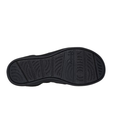 SANDALIA SKECHERS MUJER SLIP-INS 163524/BBK NEGRA