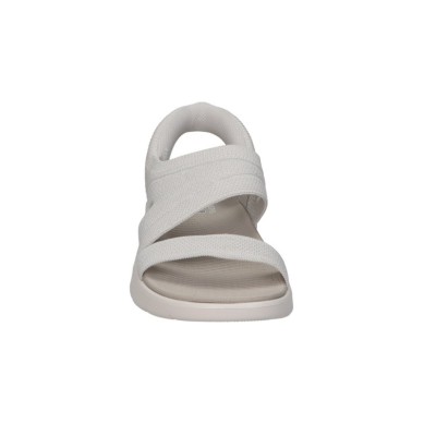 SANDALIA SKECHERS SIL-INS MUJER GO WALK FLEX SANDAL ENTICING 141482/NAT BEIGE CLARO