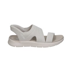 SANDALIA SKECHERS SIL-INS MUJER GO WALK FLEX SANDAL ENTICING 141482/NAT BEIGE CLARO