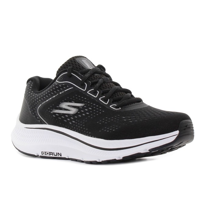 SKECHERS HOMBRE GO RUN CONSISTENT 2.0 MILE MARKER 220865/BKW NEGRA