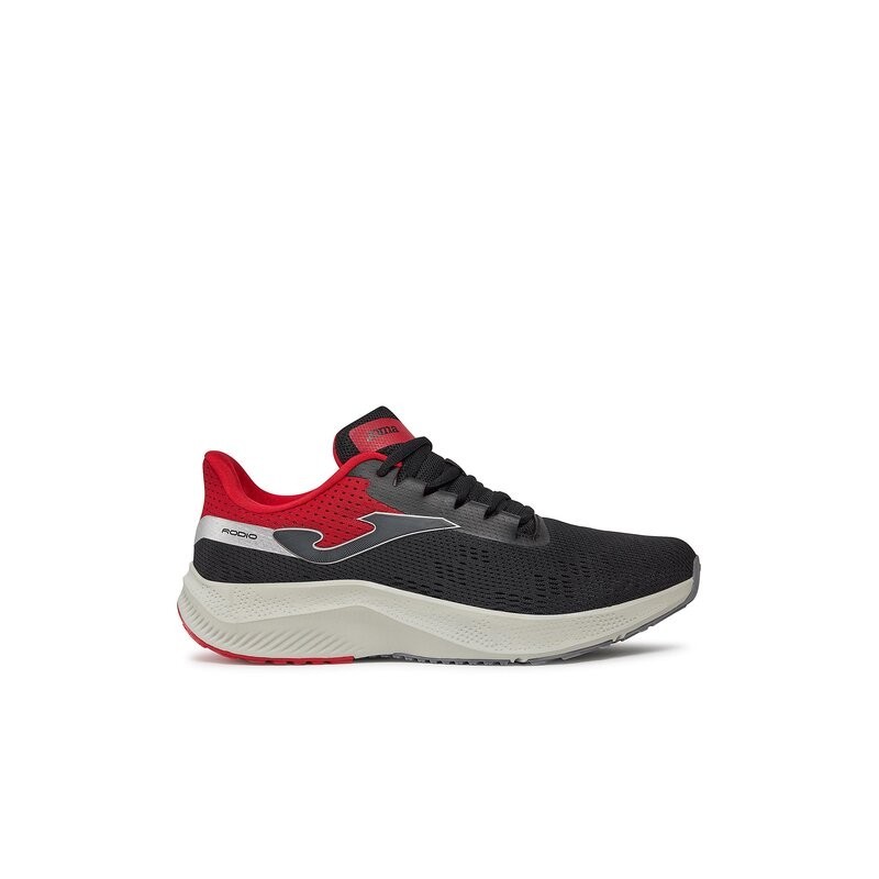 ZAPATILLAS JOMA HOMBRE RUNNING RODIO 2301 NEGRA Y ROJA