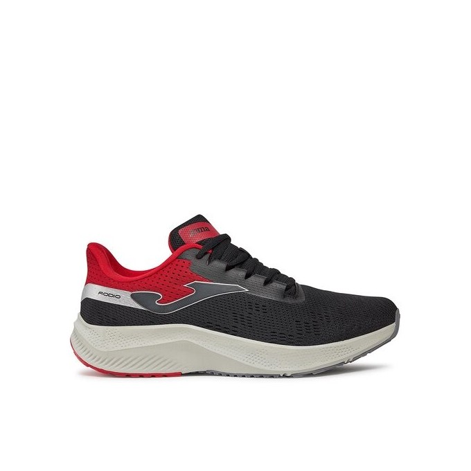 ZAPATILLAS JOMA HOMBRE RUNNING RODIO 2301 NEGRA Y ROJA