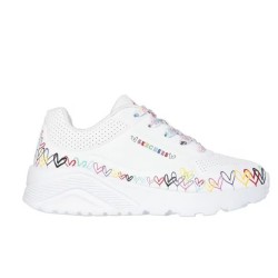 ZAPATILLA SKECHERS NIÑA BLANCA UNO LITE STREET 314091L/WMLT