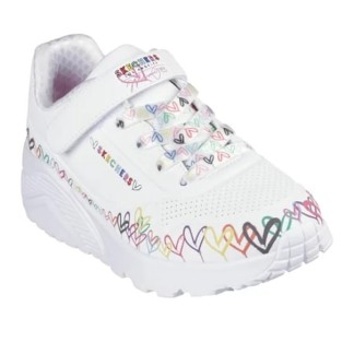 ZAPATILLA SKECHERS NIÑA BLANCA UNO LITE STREET 314091L/WMLT