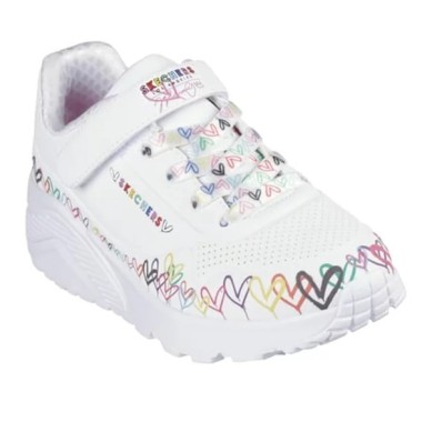 ZAPATILLA SKECHERS NIÑA BLANCA UNO LITE STREET 314091L/WMLT