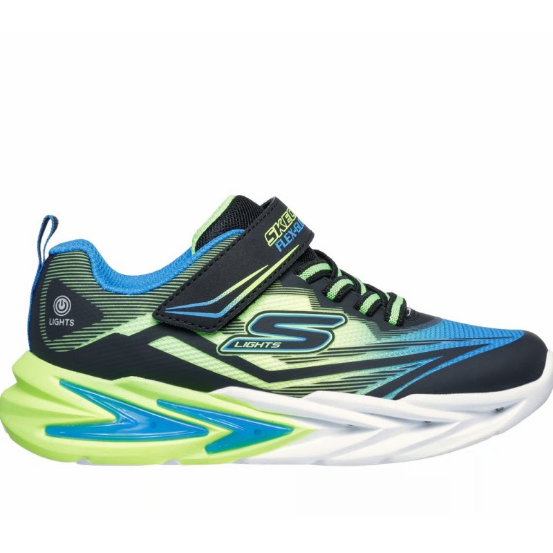 ZAPATILLA SKECHERS 400139L/BBLM LUCES NIÑO AZUL