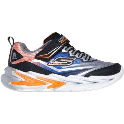 ZAPATILLA SKECHERS 400139L/BKSL LUCES NIÑO GRIS
