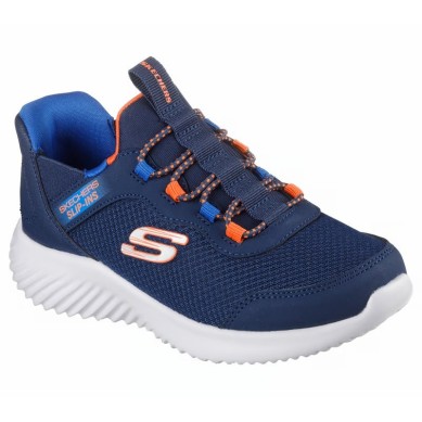 ZAPATILLA SKECHERS SLIP-INS BOUNDER 403899L/NVOR AZUL MARINO