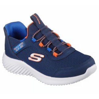 ZAPATILLA SKECHERS BEBE SLIP-INS BOUNDER 403904N/NVOR AZUL MARIO