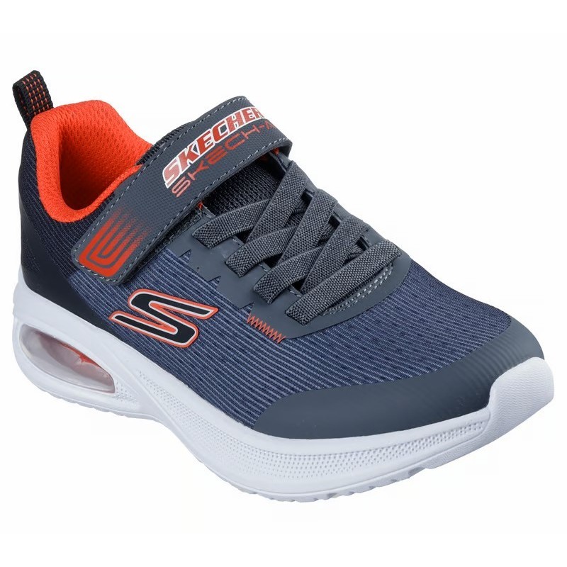 ZAPATILLAS SKECHERS MICROSPEC MAX ADVANCE NIÑO 404105L/CCBK GRIS
