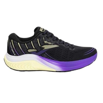 ZAPATILLA JOMA VICTORY MUJER 2501 NEGRA Y MORADA RUNNING