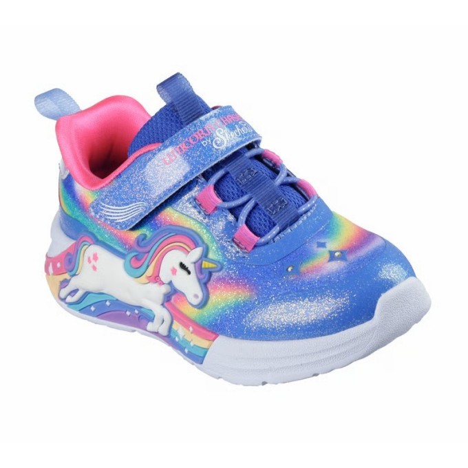 ZAPATILLA SKECHERS NIÑA LUCES UNICORNIO CHASER 302298L/BLMT