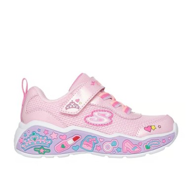ZAPATILLAS SKECHERS FUN SQUAD BEBE 303158N/LPMT ROSA