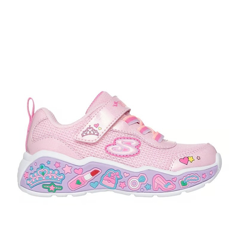 ZAPATILLAS SKECHERS FUN SQUAD BEBE 303158N/LPMT ROSA