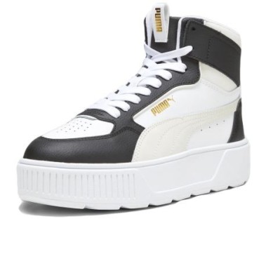 PUMA KARMEN REBELLE MID BOTA PLATAFORMA MUJER 387213 11 BLANCA Y NEGRA
