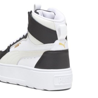 PUMA KARMEN REBELLE MID BOTA PLATAFORMA MUJER 387213 11 BLANCA Y NEGRA