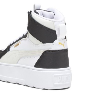PUMA KARMEN REBELLE MID BOTA PLATAFORMA MUJER 387213 11 BLANCA Y NEGRA