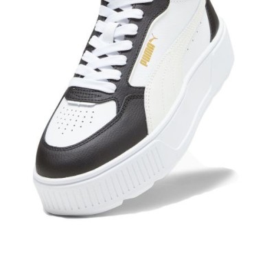PUMA KARMEN REBELLE MID BOTA PLATAFORMA MUJER 387213 11 BLANCA Y NEGRA