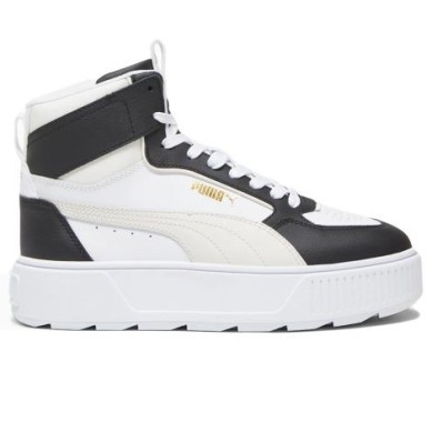 PUMA KARMEN REBELLE MID BOTA PLATAFORMA MUJER 387213 11 BLANCA Y NEGRA