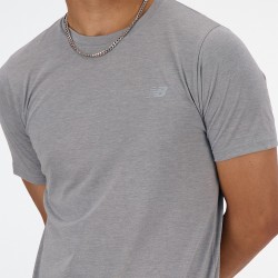 CAMISETA NEW BALANCE HOMBRE MANGA CORTA GRIS MT41070 AGT