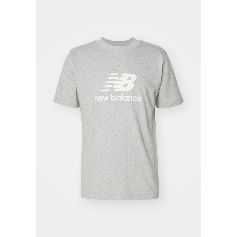 CAMISETA NEW BALANCE MUJER MANGA CORTA GRIS WT41502AG