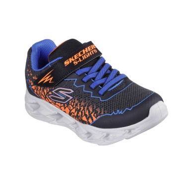 ZAPATILLA SKECHERS NIÑO NEGRO LUCES VORTEX  2.0 - ZORENTO 400603L/BBOR