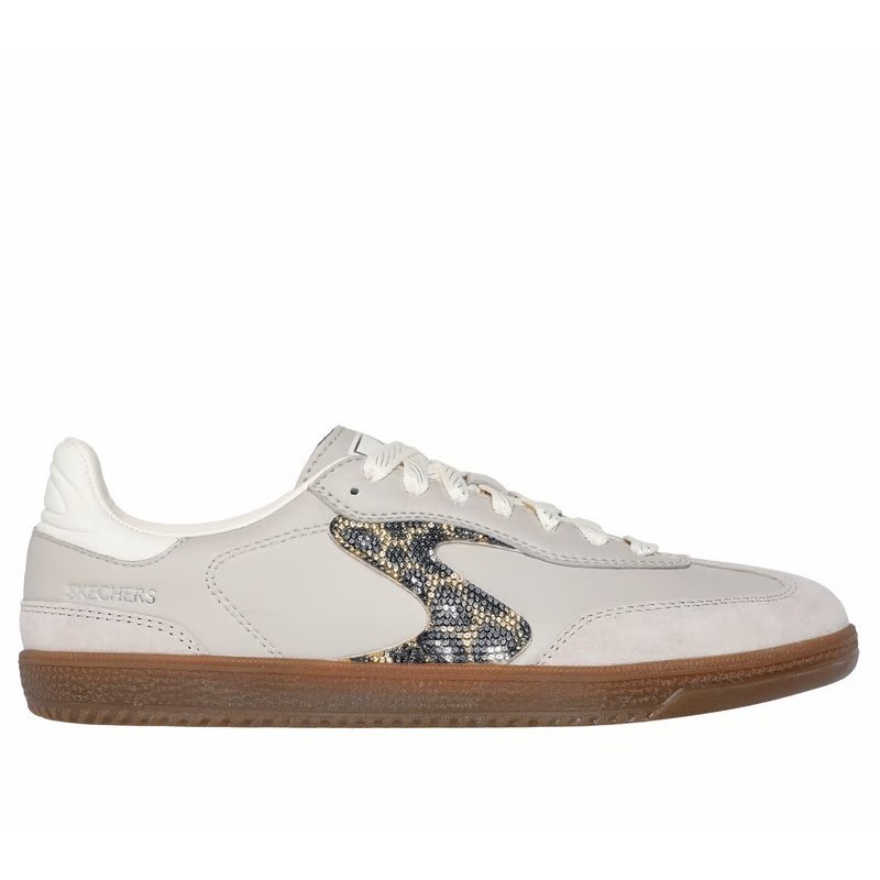 SKECHERS HOTSHOT-SHIMMERING SPORTS BEIGE PIEL 185239/TPE