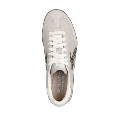 SKECHERS HOTSHOT-SHIMMERING SPORTS BEIGE PIEL 185239/TPE