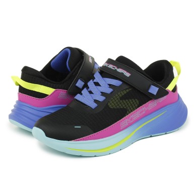 ZAPATILLAS SKECHERS WAVE 92 IMARA LITE NIÑA  303571L BKMT NEGRA Y MULTICOLOR