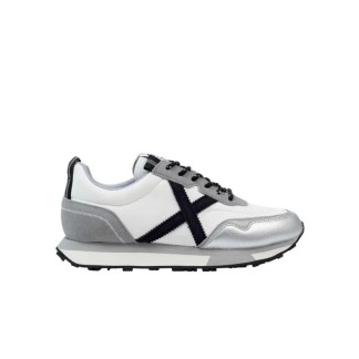 ZAPATILLA MUNICH MUJER  8215019 GRIS Y BLANCA