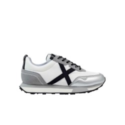 ZAPATILLA MUNICH MUJER  8215019 GRIS Y BLANCA