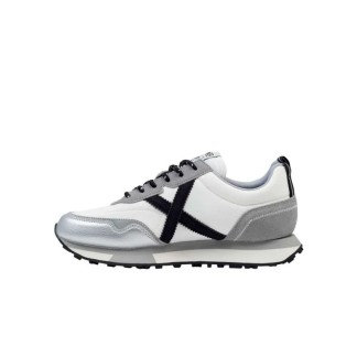 ZAPATILLA MUNICH MUJER  8215019 GRIS Y BLANCA