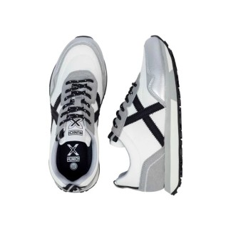 ZAPATILLA MUNICH MUJER  8215019 GRIS Y BLANCA