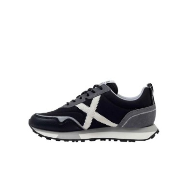 ZAPATILLA MUNICH MUJER  8215017 NEGRA Y BLANCA