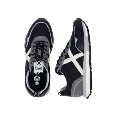 ZAPATILLA MUNICH MUJER  8215017 NEGRA Y BLANCA