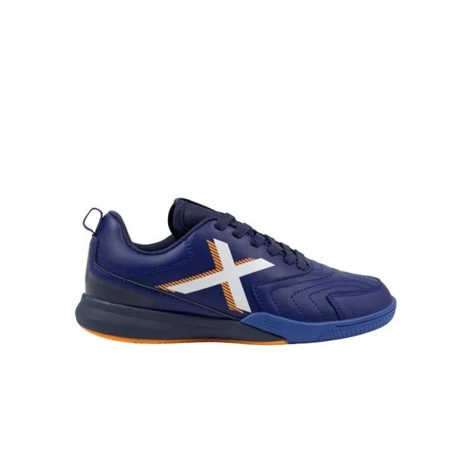 ZAPATILLA MUNICH FUTBOL SALA 4069012  NIÑO AZUL MARINO VELCRO