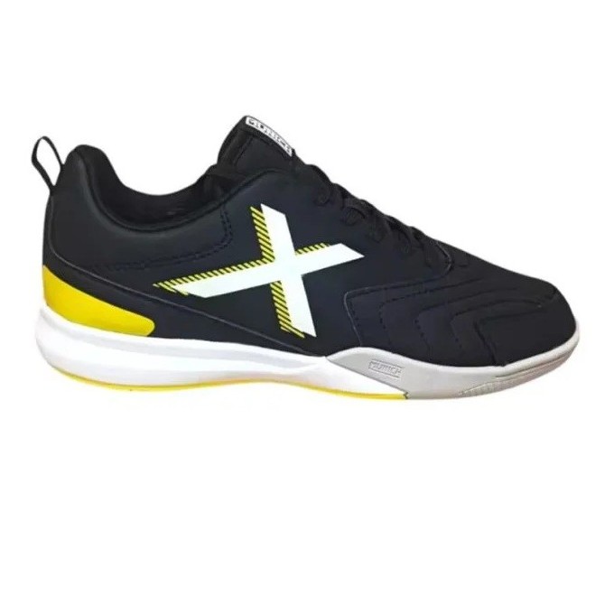 ZAPATILLA MUNICH FUTBOL SALA 4069013  NIÑO NEGRA VELCRO