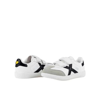 ZAPATILLA MUNICH FUTBOL SALA 8032001 NIÑO BLANCA VELCRO