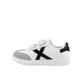 ZAPATILLA MUNICH FUTBOL SALA 8032001 NIÑO BLANCA VELCRO