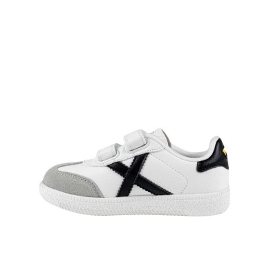 ZAPATILLA MUNICH FUTBOL SALA 8032001 NIÑO BLANCA VELCRO
