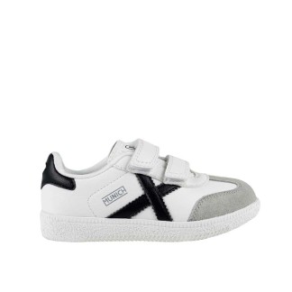 ZAPATILLA MUNICH FUTBOL SALA 8032001 NIÑO BLANCA VELCRO