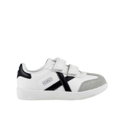 ZAPATILLA MUNICH FUTBOL SALA 8032001 NIÑO BLANCA VELCRO