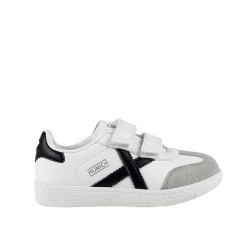 ZAPATILLA MUNICH FUTBOL SALA 8032001 NIÑO BLANCA VELCRO